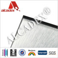 hairline design (brushed) aluminum plastic composite lamination